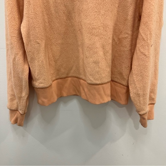 JCREW womens peach fleece sweatshirt - Picture 3 of 4